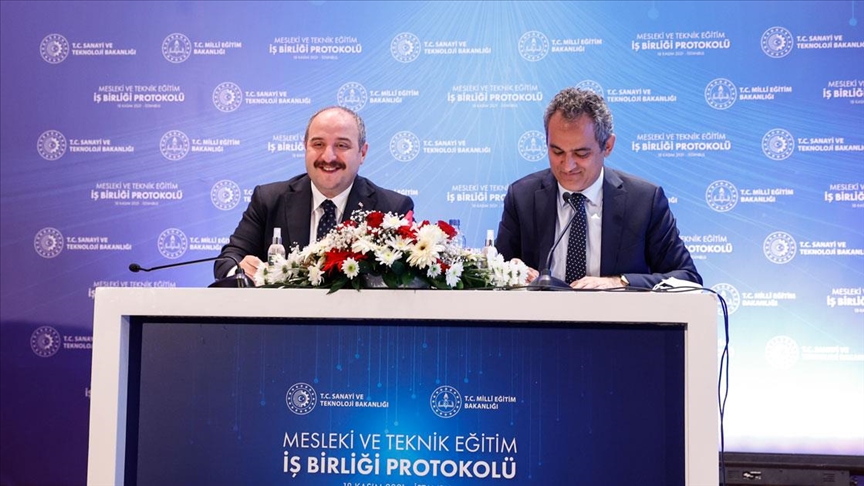 Sanayi ve Teknoloji Bakanlığı MEB arasında iş birliği